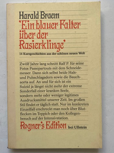 Braem harald ein blauer - harald,