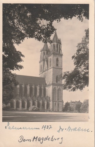 Magdeburg dom 1937 - ak,