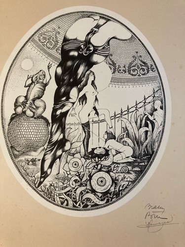 Lithografie surrealismus - lithografie,