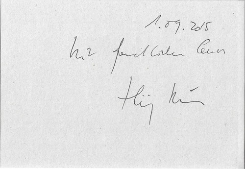 Thüring bräm autogramm - bräm,