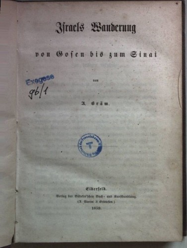 Israels wanderung von gosen - wanderung,